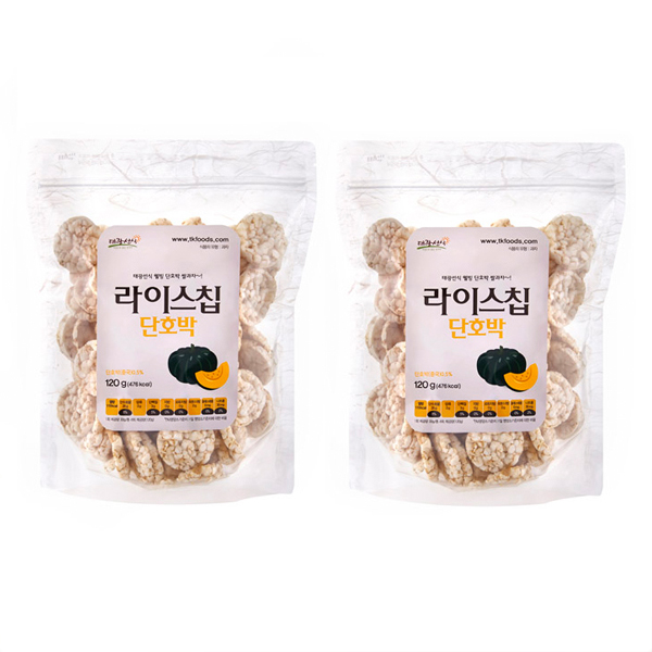 박스단위 할인판매 라이스칩 단호박 1Box120g x 12개 아이부터 어른까지 온가족이 즐기는 웰빙스낵_A68061*간식;건강;과자;영양;쌀과자... 